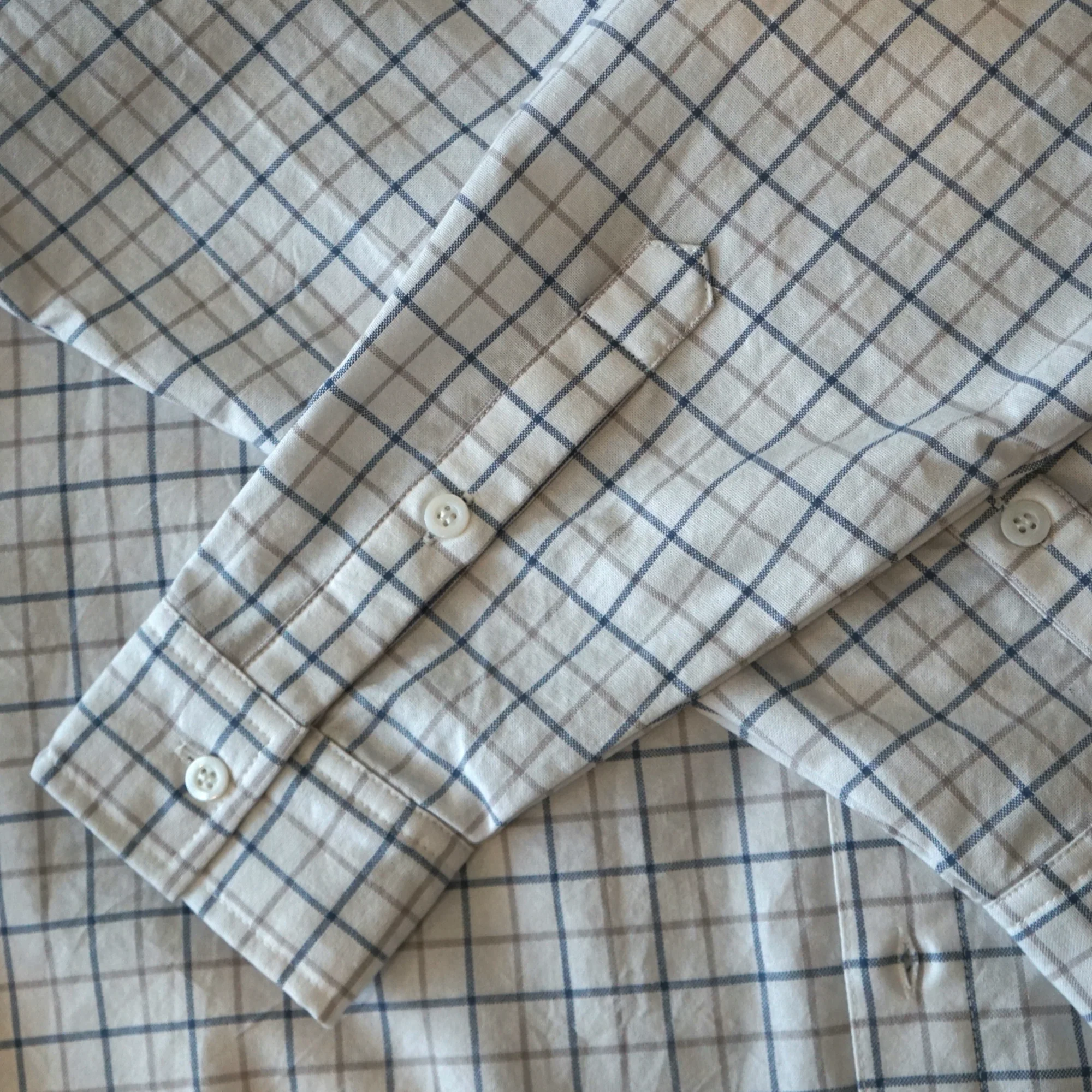 Brother Brother Simple Stitch Graph Check OCBD Shirt - Image 3