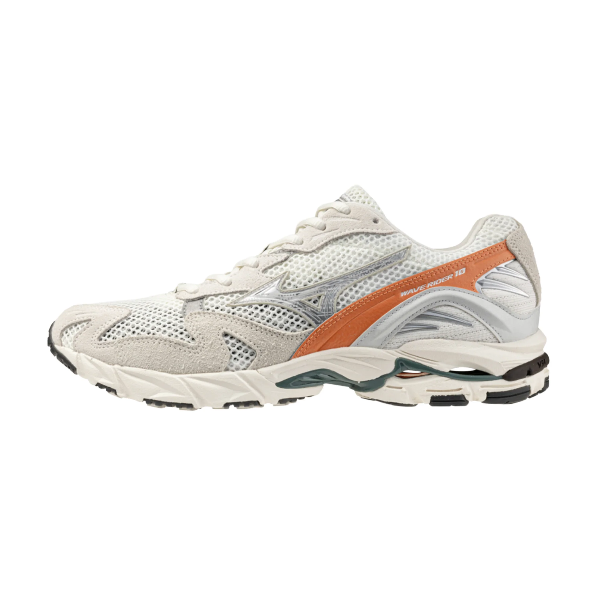 Mizuno Sportstyle Wave Rider 10 Snow White/Dawn Blue/Sun Baked - Image 3